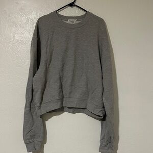 Good American Heather Gray Sweatshirt